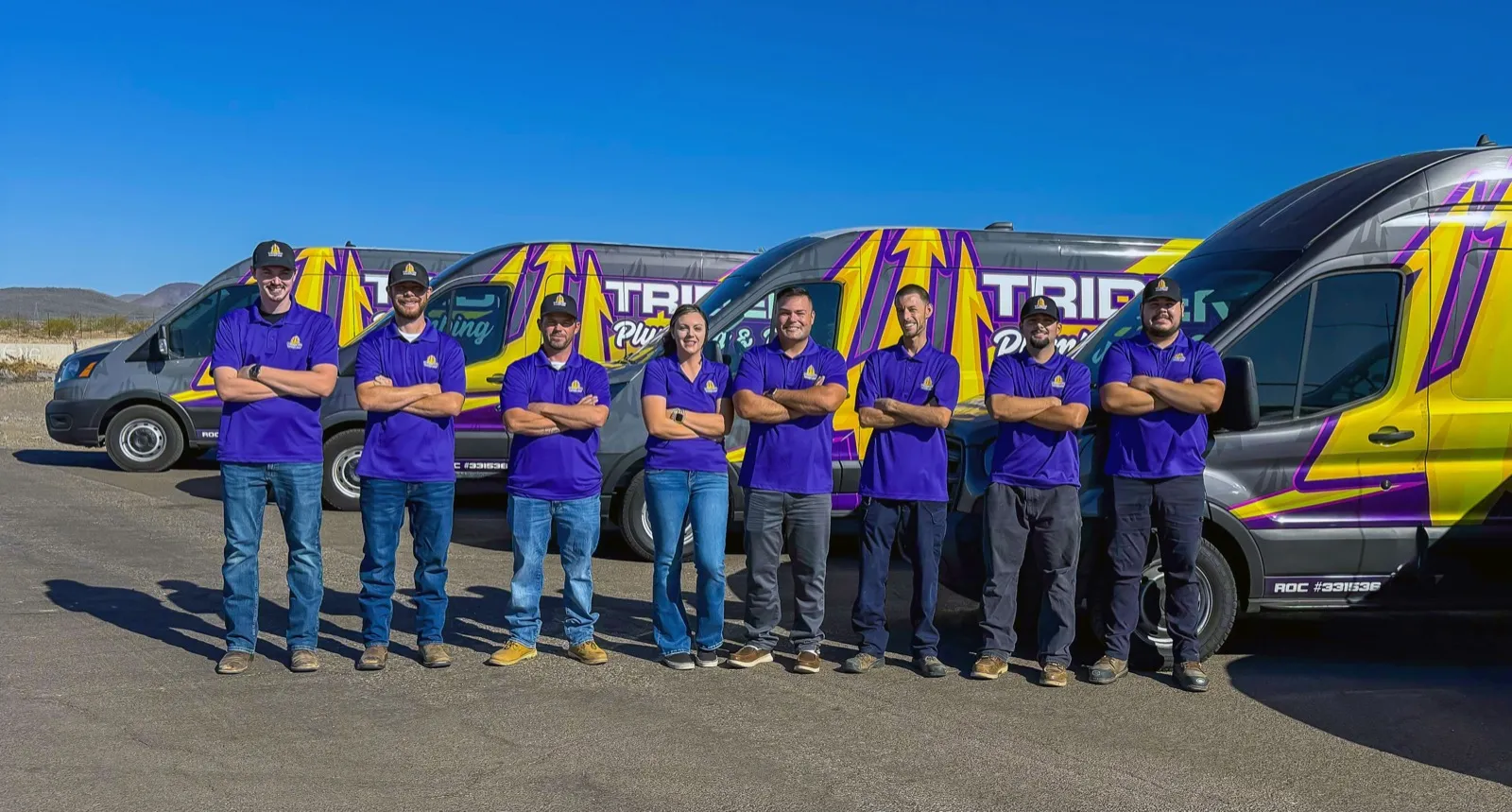 Trident Plumbing fleet and team